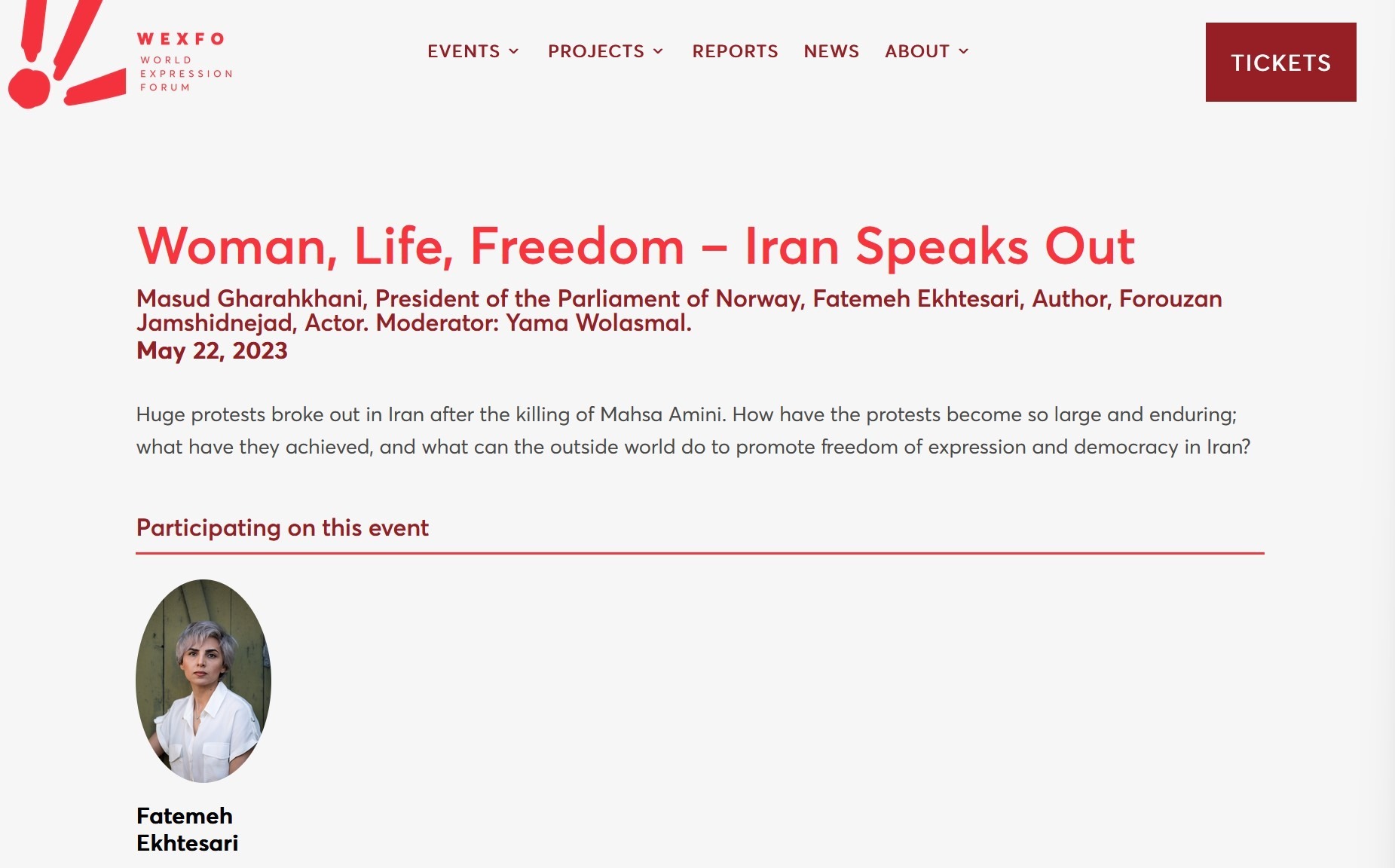 Woman, Life, Freedom – Iran Speaks Out